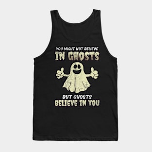 Halloween Funny Ghosts Tank Top